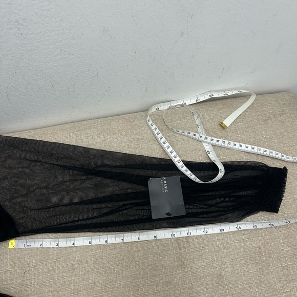 Zara Black Sheer Ruffle Blouse - Picture 9 of 10